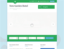 Tablet Screenshot of hotelnewgarden.com
